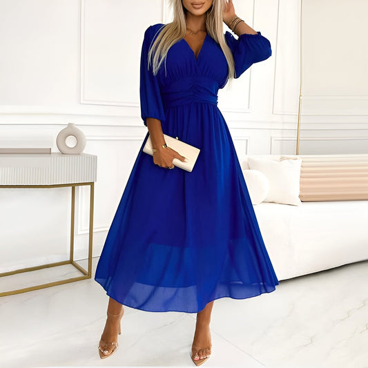 Leichtes Kleid aus Seidenchiffon