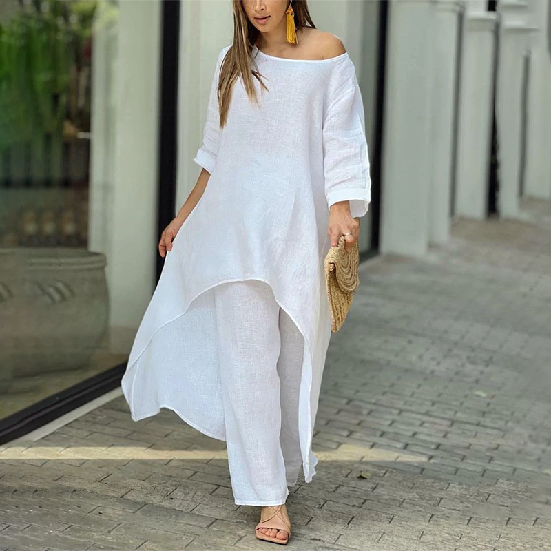 Ylva - Kuscheliges Shirt-Set in Übergröße für Frauen