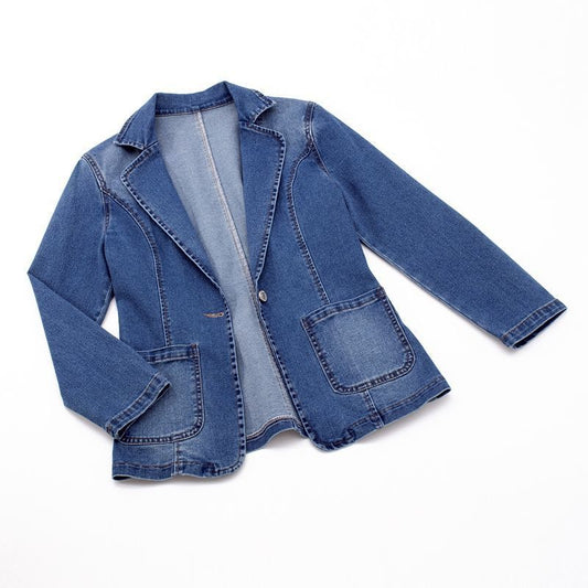 Klassischer Blazer aus Denim Luxe von Ida