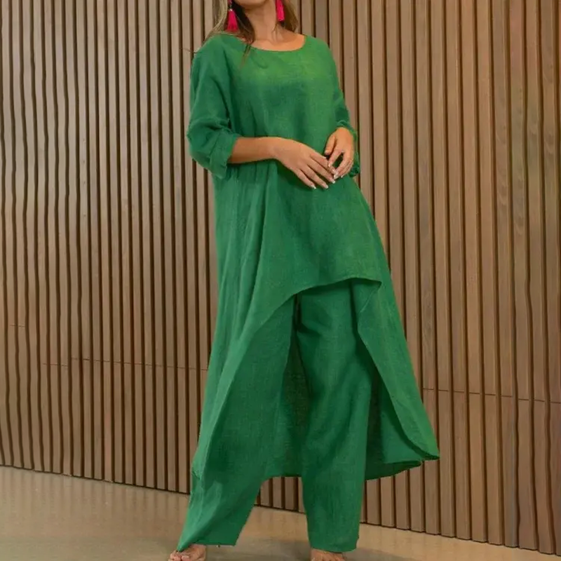 Ylva - Kuscheliges Shirt-Set in Übergröße für Frauen