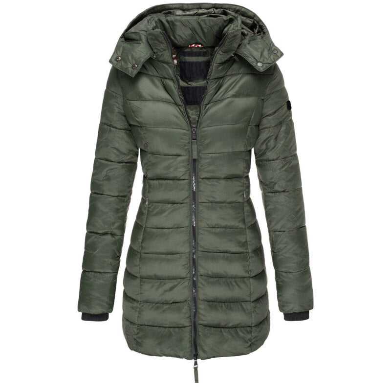 Weich™ | Lange Daunenjacke