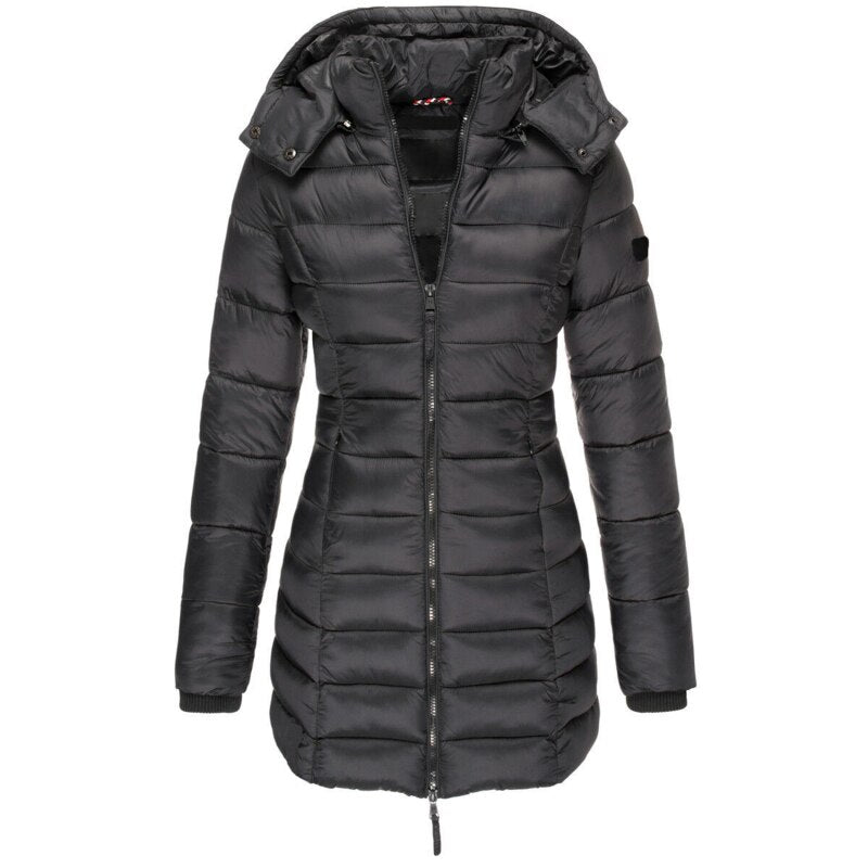 Weich™ | Lange Daunenjacke