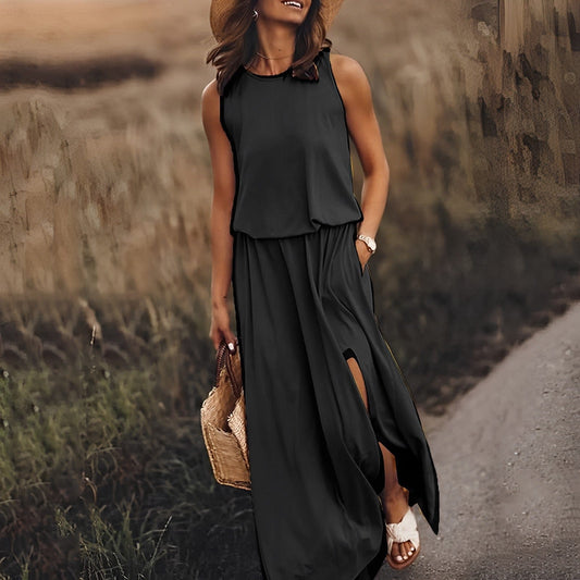 - Elegantes buntes Kleid