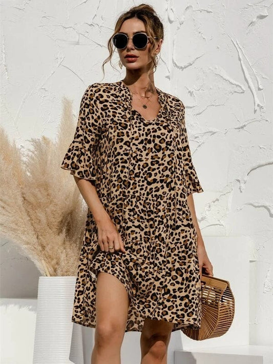 - Stylisches Kleid mit Print für Frauen