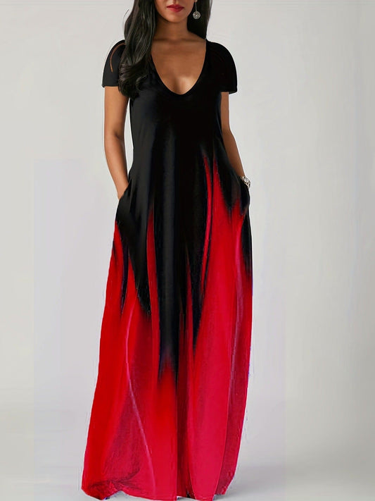 Lässiges Kleid mit Druck