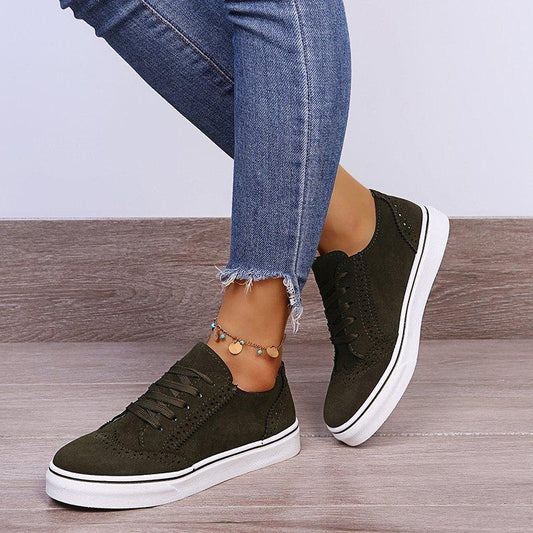 Damen vulkanisierte Schuhe klobig lässig Turnschuhe