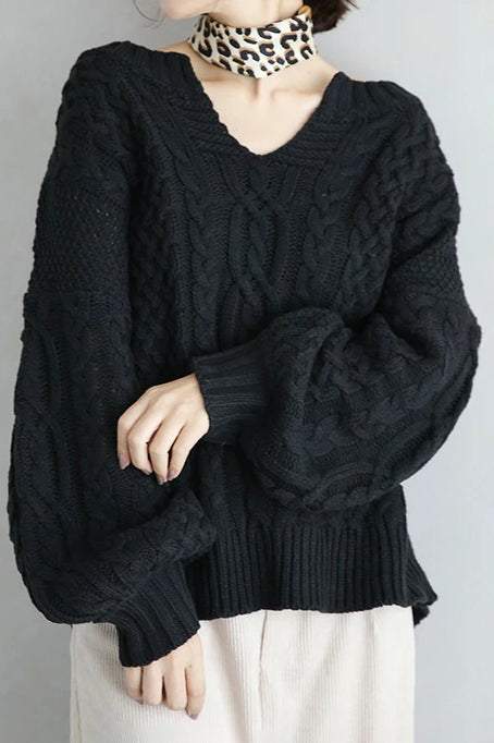 Lana Lockerer Strickpullover