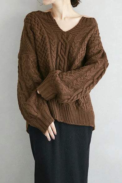 Lana Lockerer Strickpullover