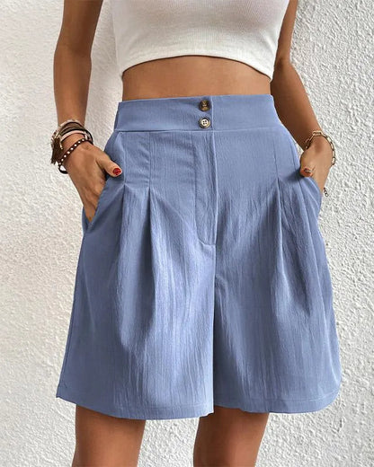 Damen Shorts - Elegant - Mit praktischen Taschen - Ideal für den täglichen Gebrauch