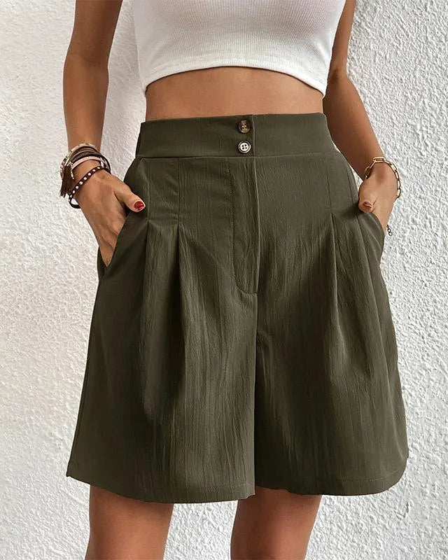 Damen Shorts - Elegant - Mit praktischen Taschen - Ideal für den täglichen Gebrauch