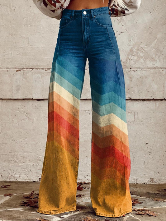 Chevron™ | Weite Retro-Hose