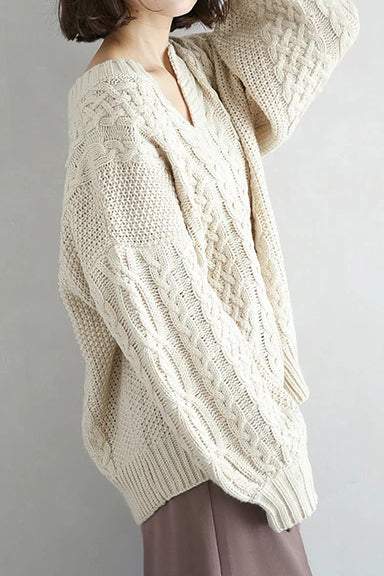 Lana Lockerer Strickpullover