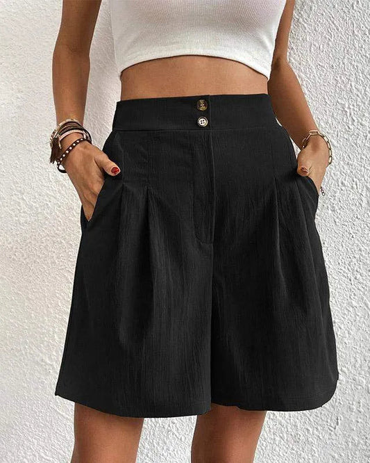 Damen Shorts - Elegant - Mit praktischen Taschen - Ideal für den täglichen Gebrauch