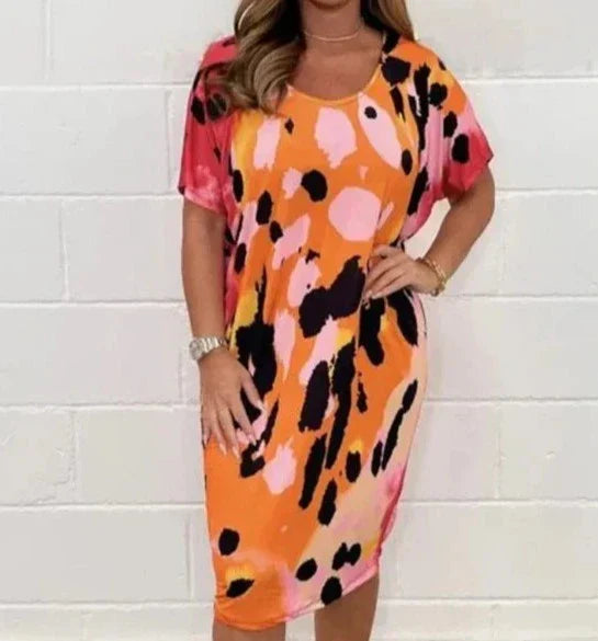 Cecile - Freizeitkleid mit Leopardenmuster
