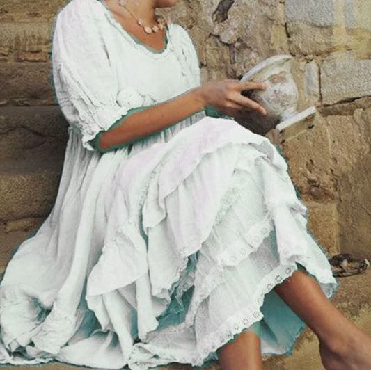Übergroßes Sommerkleid in lockerer Passform