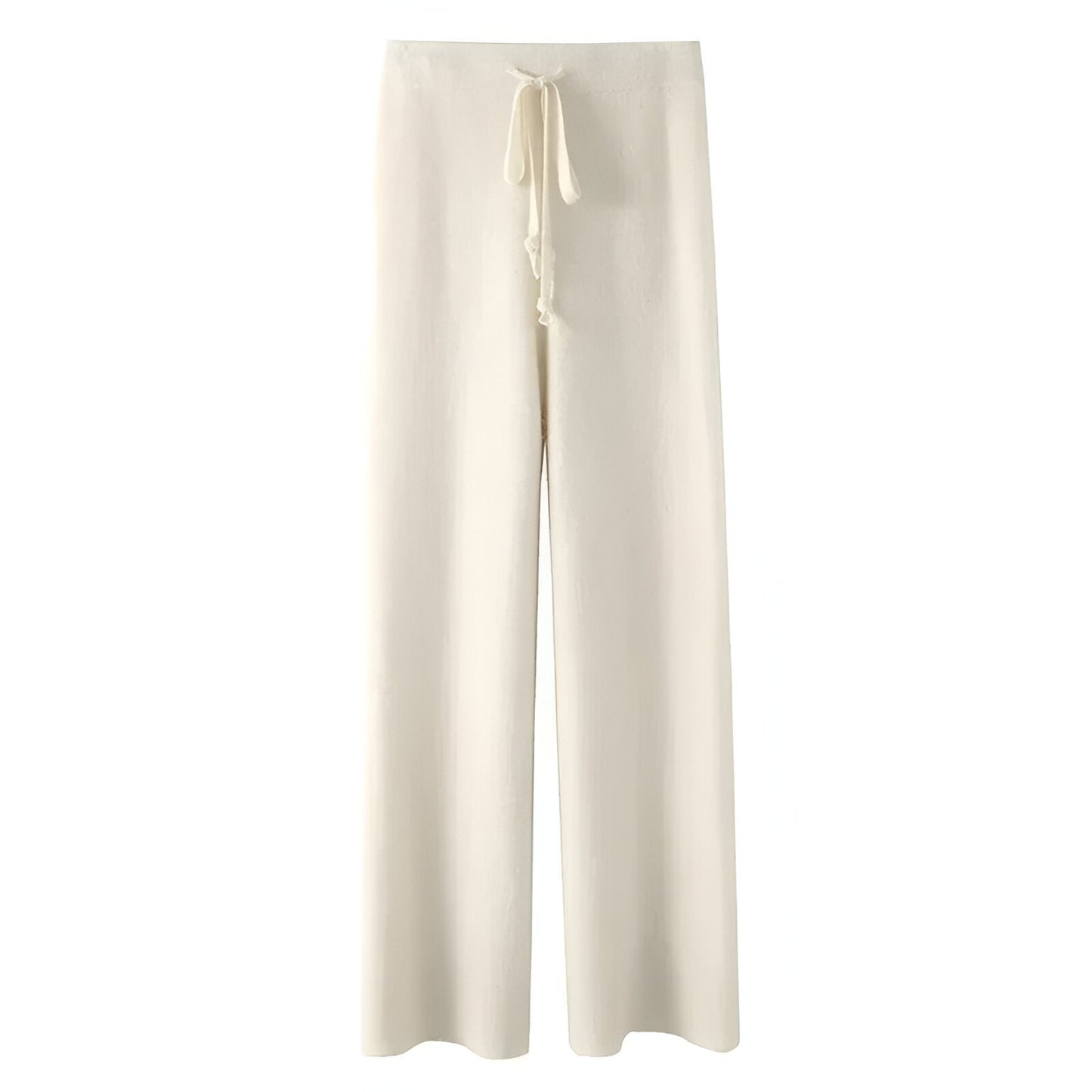 Malina | Kuschelige Wollstrickhose mit weitem Bein