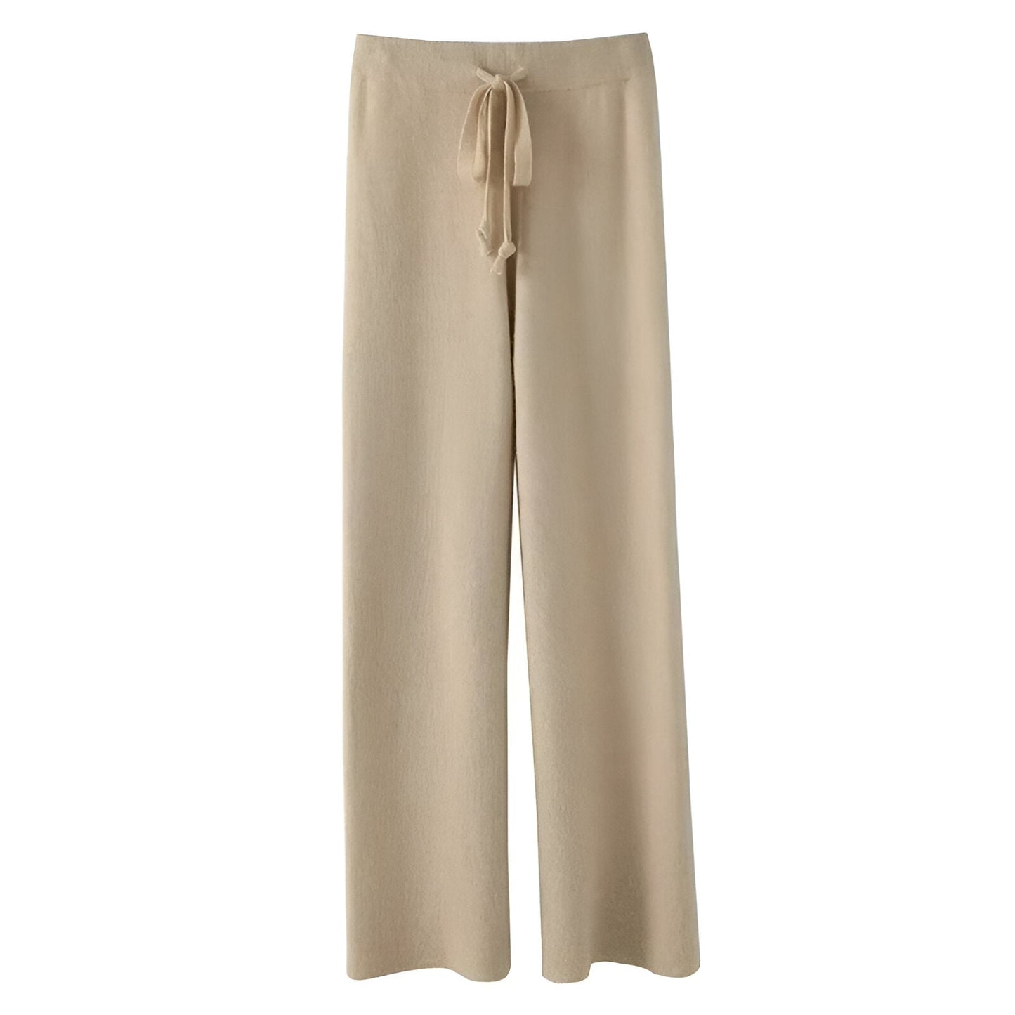 Malina | Kuschelige Wollstrickhose mit weitem Bein