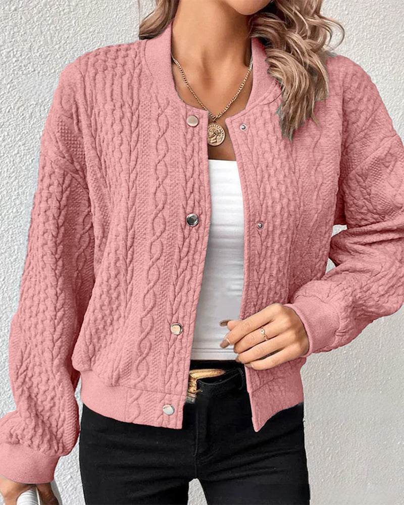 Xanthe - Schicke Strickjacke aus strukturiertem Stoff