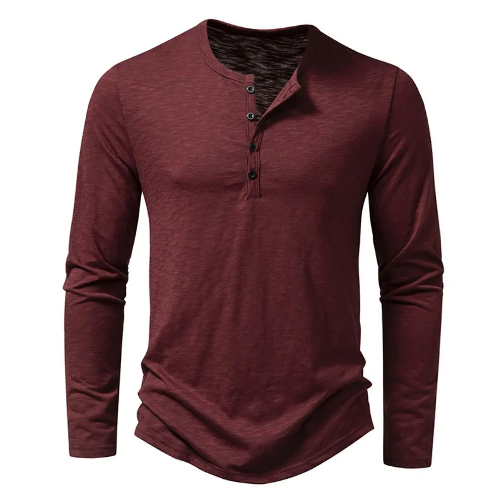 Yannick Bloes | Henley-Bluse für Männer