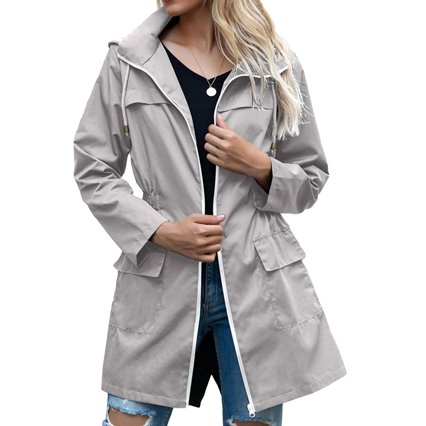 Lässige wasserdichte Outdoor-Jacke - Chirstine