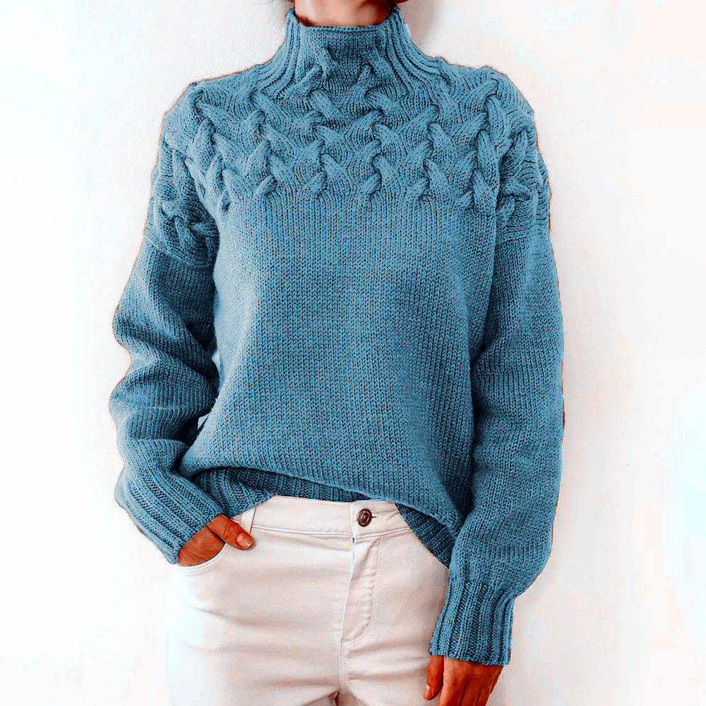 Damen-Rollkragenpullover, Strick-Rollkragenpullover | Stylisch - Bequem - Perfekt für kalte Tage