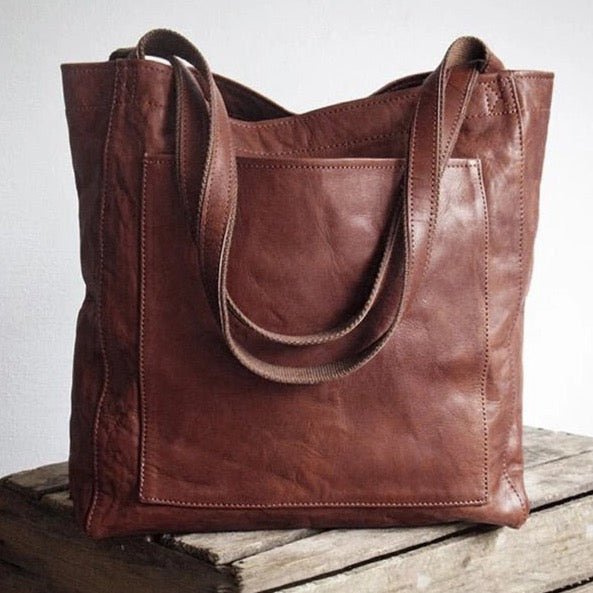 Veda™ - Große Tote Tasche aus Leder