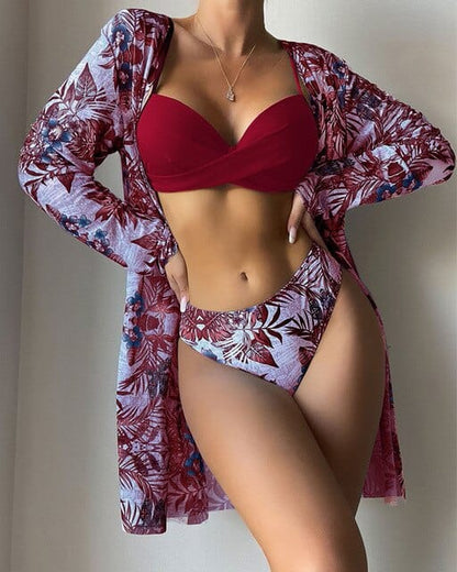 3-teiliges Bikini-Set