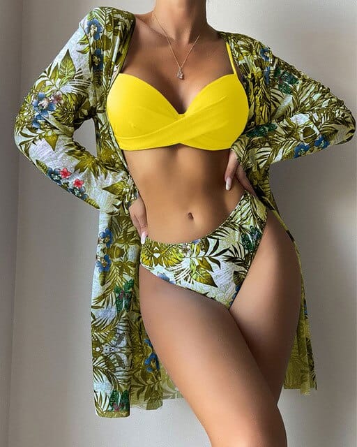 3-teiliges Bikini-Set