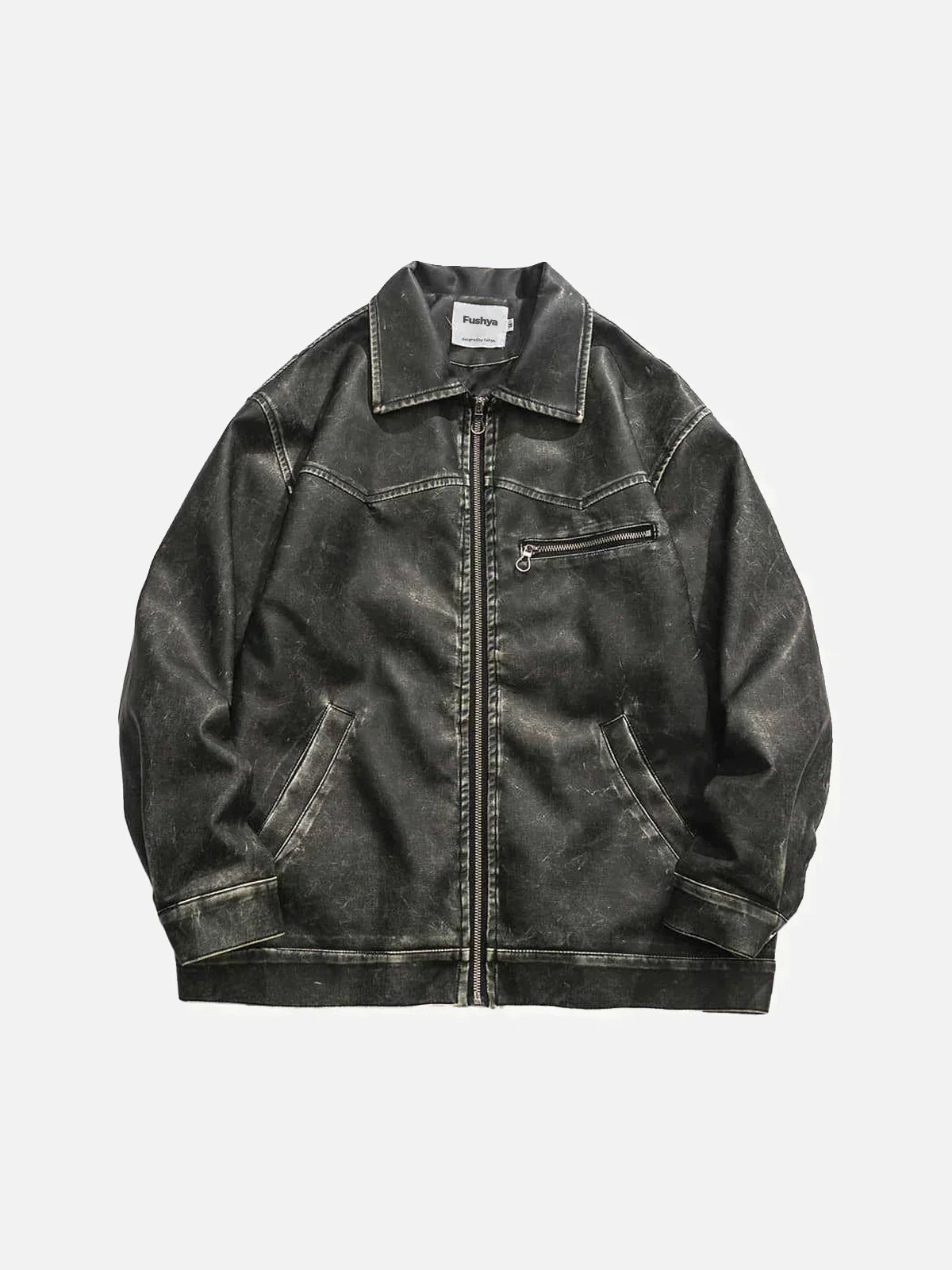 Olivia - Tief gewaschene Lederjacke