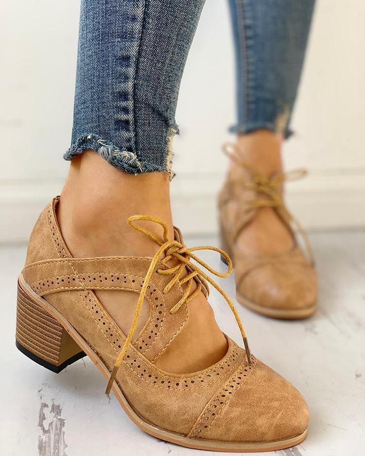 Elara - Stiefel mit Vintage-Absatz für Frauen