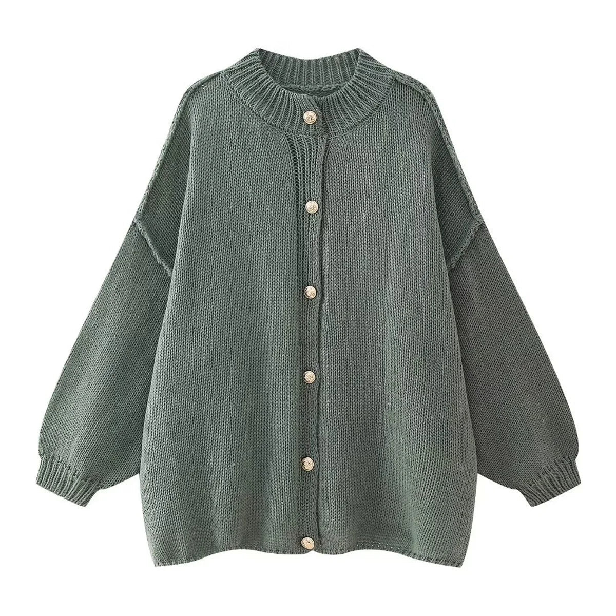 Locker sitzende Strickjacke für Frauen