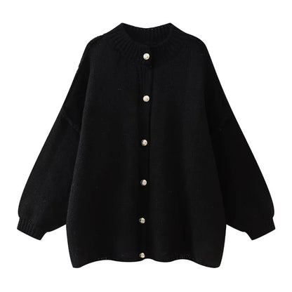 Locker sitzende Strickjacke für Frauen