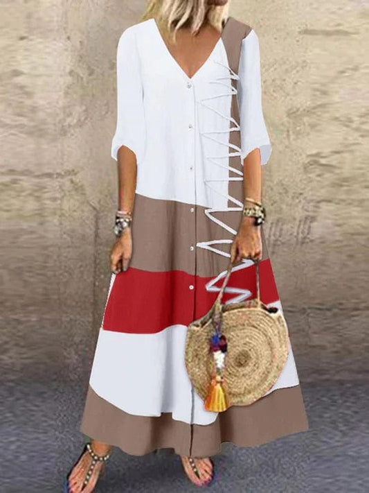 - Stilvolles Kleid mit Aufdruck