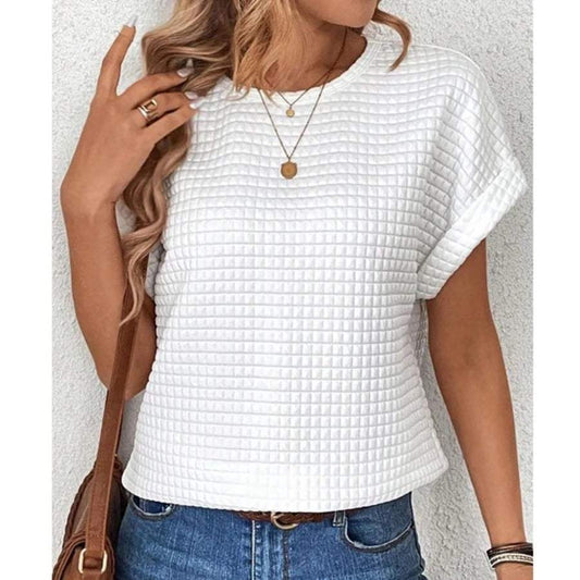 Damen-T-Shirt - Zeitlos - Feine Textur - Perfekt für jeden Tag