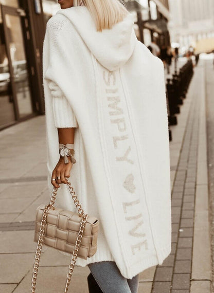 Elegante Strickjacke mit langen Ärmeln
