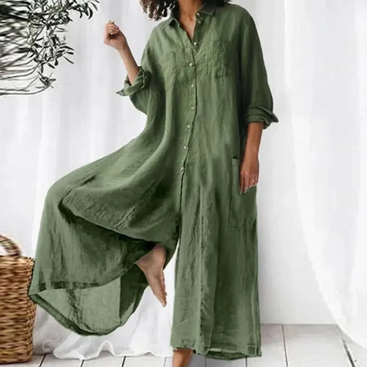 Bequemer, locker sitzender Overall