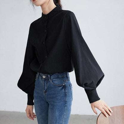 AYELET | Bluse mit Puffärmeln
