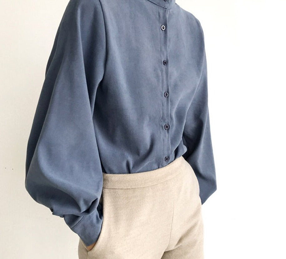 AYELET | Bluse mit Puffärmeln