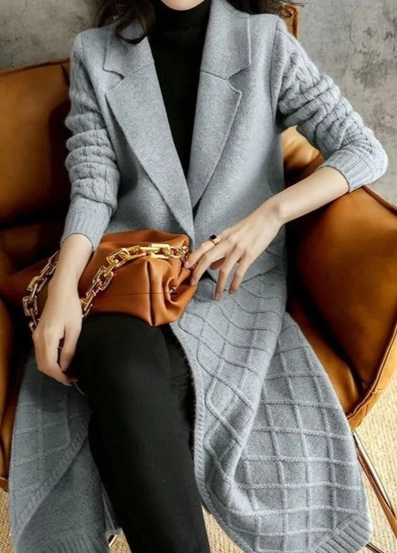Amara - Lange Strickjacke für Frauen