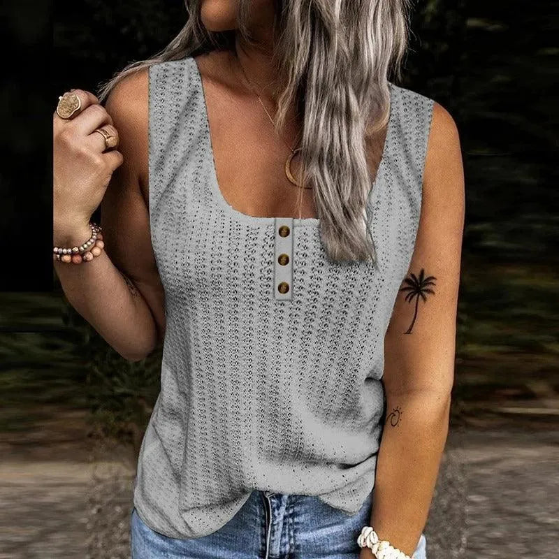 Stylisches ärmelloses Damen-Top