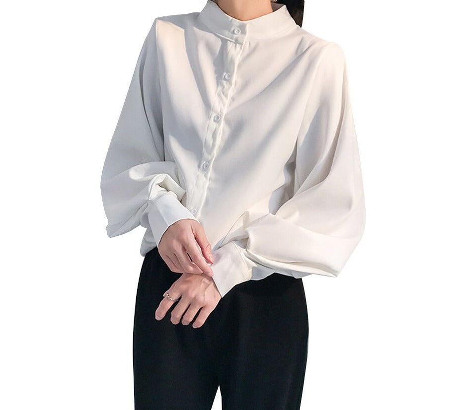 AYELET | Bluse mit Puffärmeln