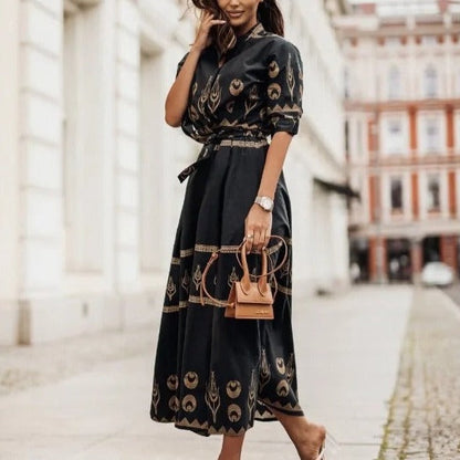 Aurora - Kleid aus Baumwolle und Leinen für Frauen
