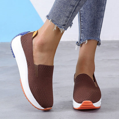 Damen Schuhe Flache Mesh Schuhe