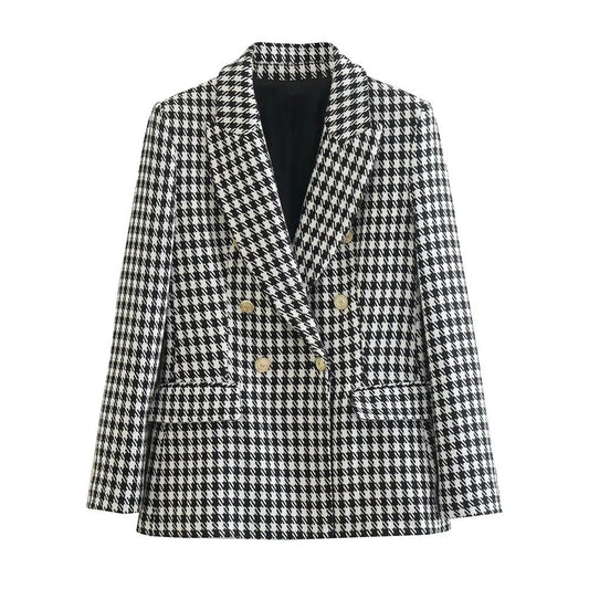 Eleadora - Eleganter geknoteter Blazer für Frauen