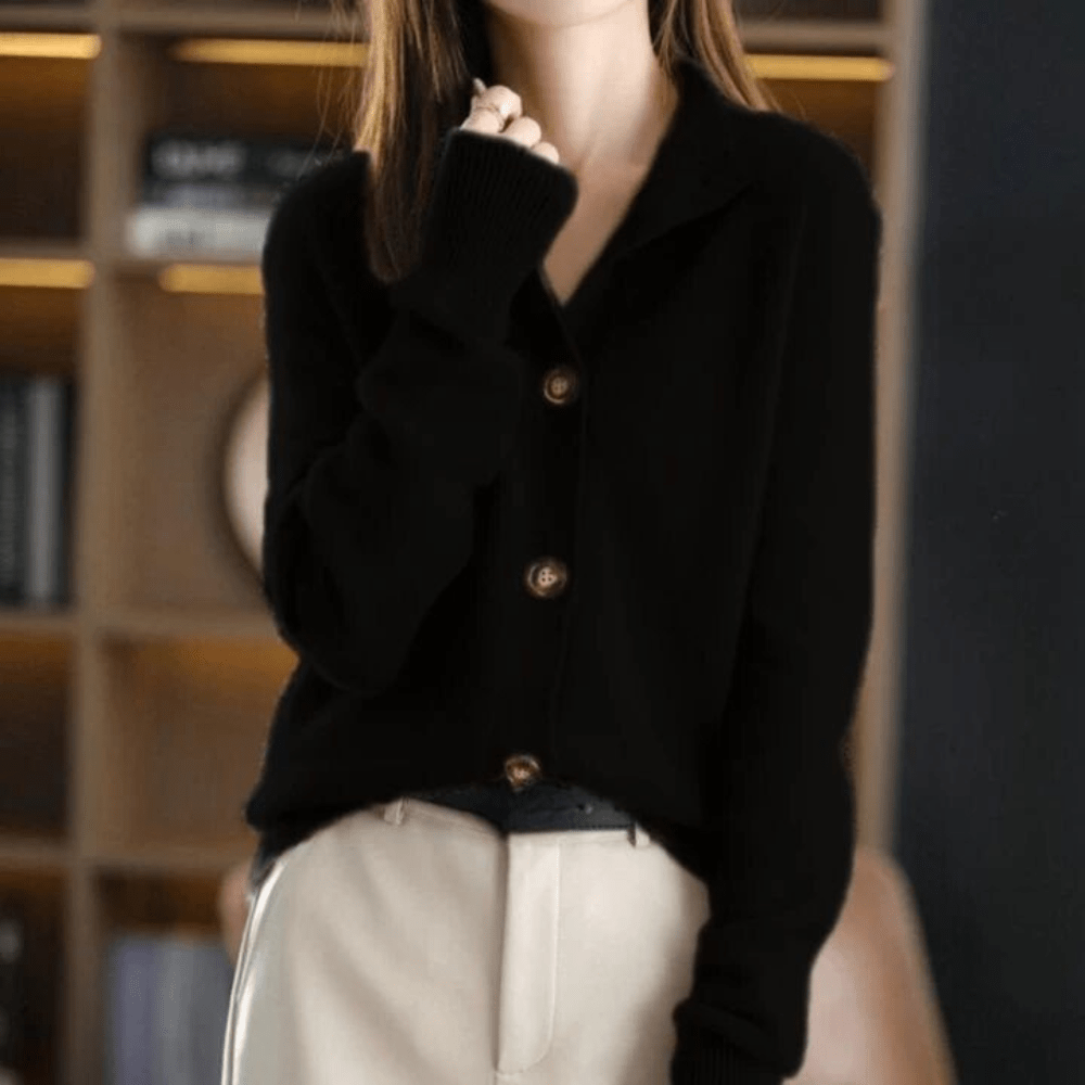 modische bequeme Strickjacke für Frauen