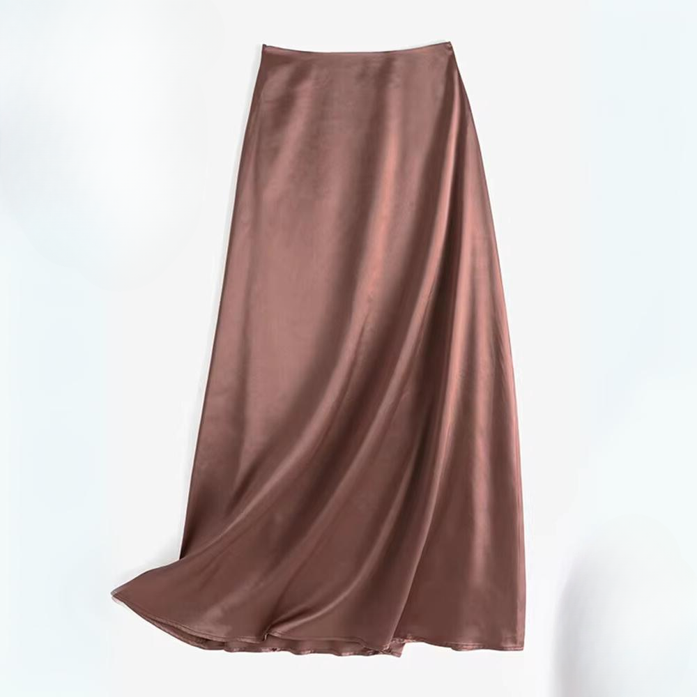 Maria - Eleganter Satin Rock