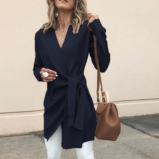 Lila - Elegante Strickjacke für Frauen