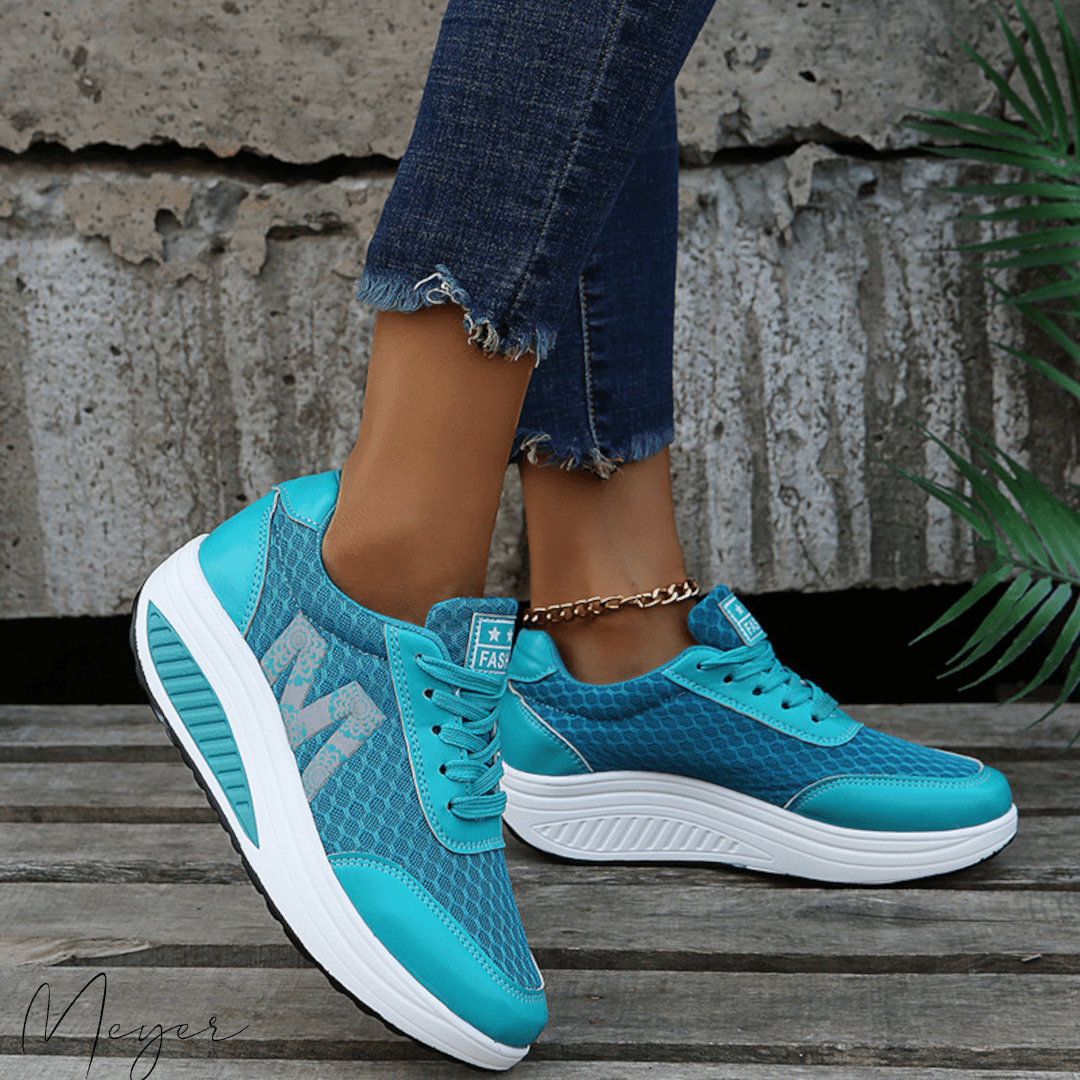 Frauen Turnschuhe dicken Boden Plattform Schuhe