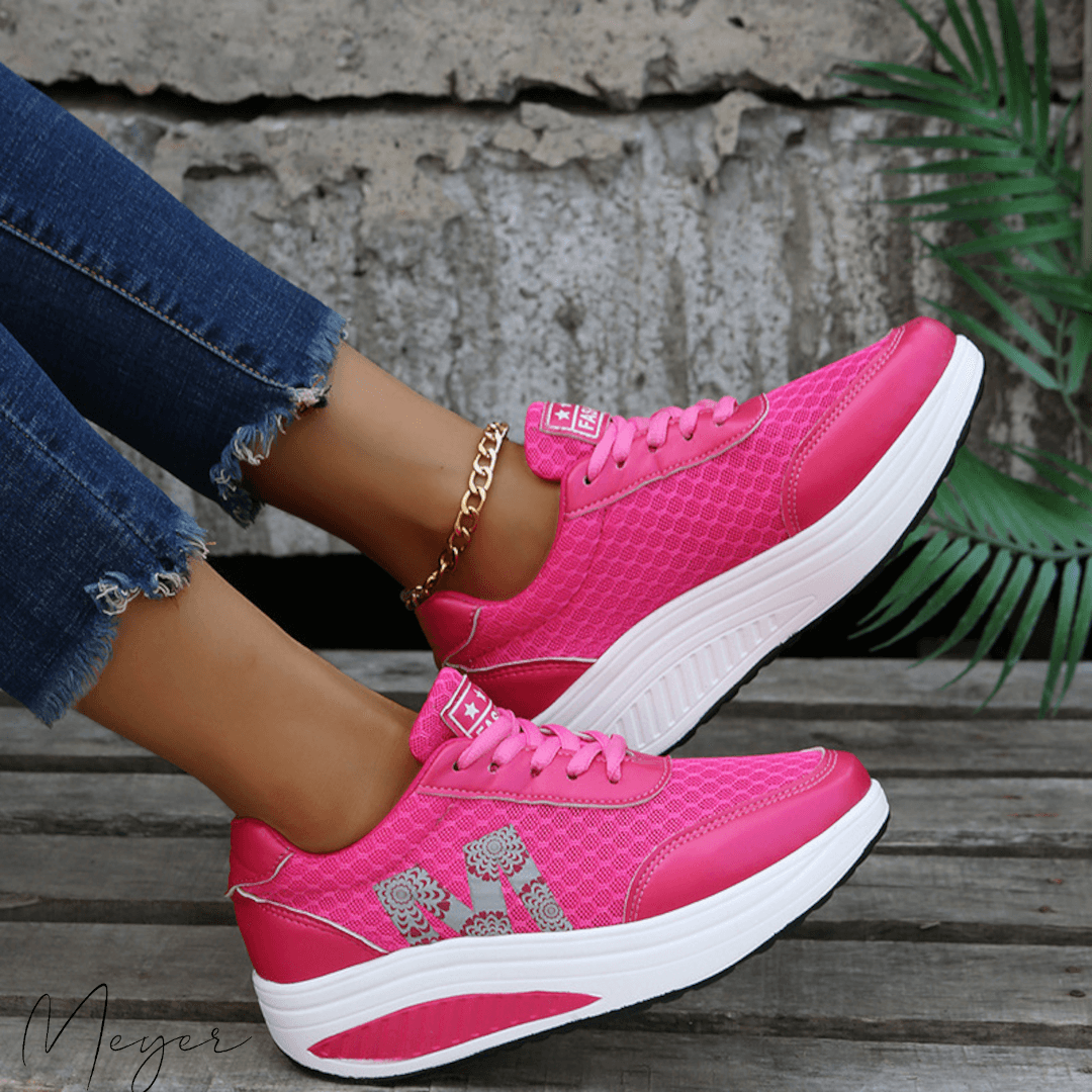 Frauen Turnschuhe dicken Boden Plattform Schuhe