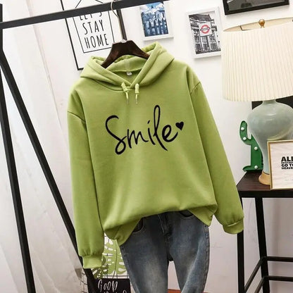 Lächelnder Hoodie - Brie